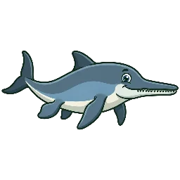 Cartoon of Aegirosaurus