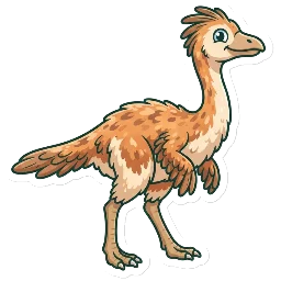 Cartoon of Aepyornithomimus