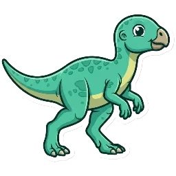 Agilisaurus, joonistatud