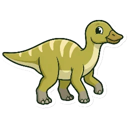Cartoon of Ahshislesaurus