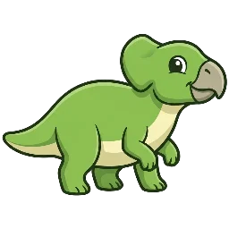 Cartoon of Ajkaceratops