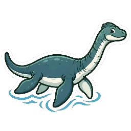 Cartoon of Albertonectes