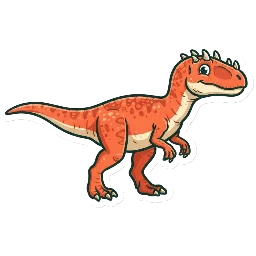 Cartoon of Alioramus