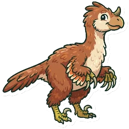 Cartoon of Alxasaurus