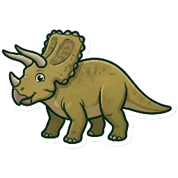 Anchiceratops, joonistatud