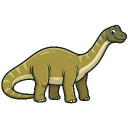 Cartoon of Antarctosaurus