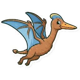 Cartoon of Aralazhdarcho