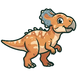 Cartoon of Archaeoceratops