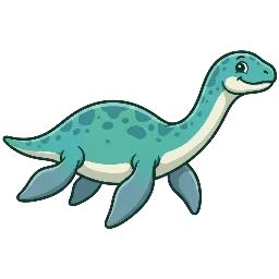 Cartoon of Attenborosaurus