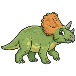 Cartoon of Avaceratops