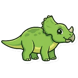 Cartoon of Bagaceratops
