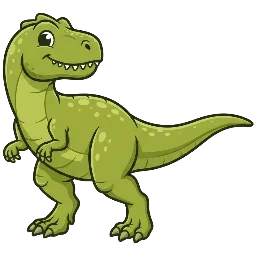 Cartoon of Bahariasaurus