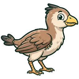 Cartoon of Baminornis