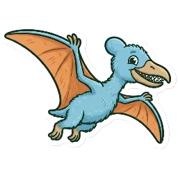 Cartoon of Bergamodactylus