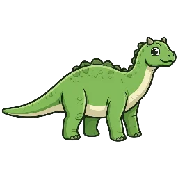 Cartoon of Brachytrachelopan