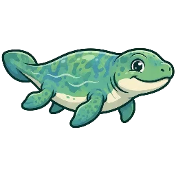Cartoon of Brevicaudosaurus