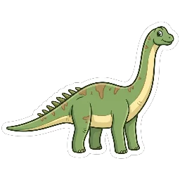 Cartoon of Cedarosaurus