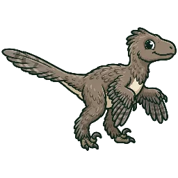 Cartoon of Changyuraptor