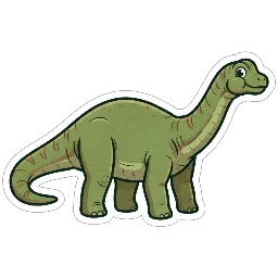 Cartoon of Chinshakiangosaurus