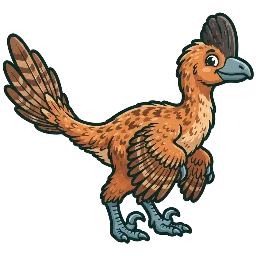 Cartoon of Citipati