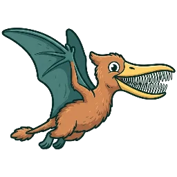 Cartoon of Ctenochasma