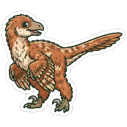 Cartoon of Dakotaraptor