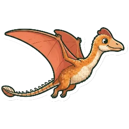 Cartoon of Darwinopterus