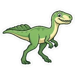 Cartoon of Deltadromeus