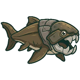 Cartoon of Dunkleosteus