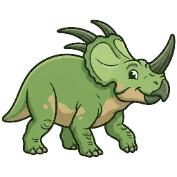 Cartoon of Einiosaurus