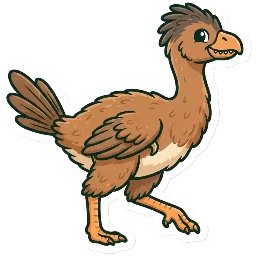 Cartoon of Elsornis