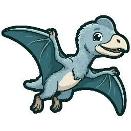 Cartoon of Eoazhdarcho