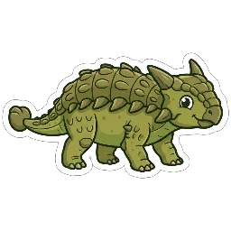 Cartoon of Eopinacosaurus