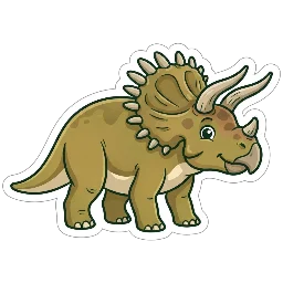 Eotriceratops, joonistatud