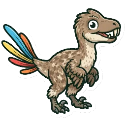 Epidexipteryx, joonistatud