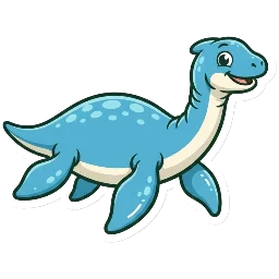 Eretmosaurus, joonistatud