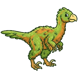Cartoon von Erlikosaurus