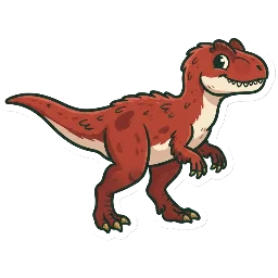 Cartoon of Erythrovenator
