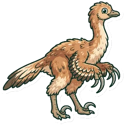 Cartoon of Falcarius