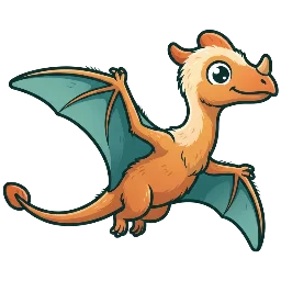 Cartoon of Fenghuangopterus