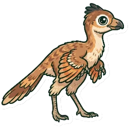 Cartoon of Fujianvenator
