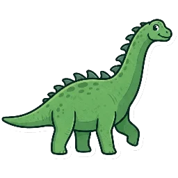 Cartoon of Futalognkosaurus
