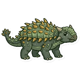 Cartoon of Gargoyleosaurus
