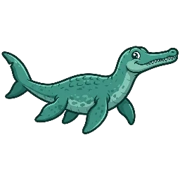 Cartoon of Gavialimimus