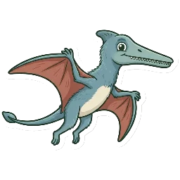 Gegepterus, joonistatud