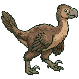 Gigantoraptor, joonistatud