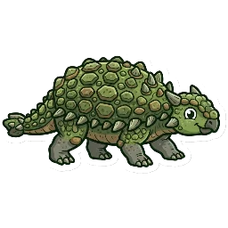 Glyptodontopelta, joonistatud