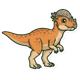 Cartoon of Goyocephale