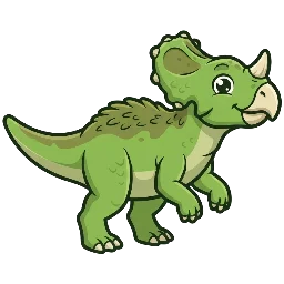Cartoon of Gryphoceratops