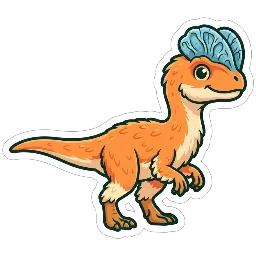 Cartoon of Guanlong